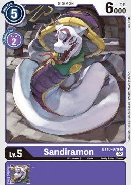 Sandiramon (BT10-079) - Xros Encounter (Common) [BT-10-079]
