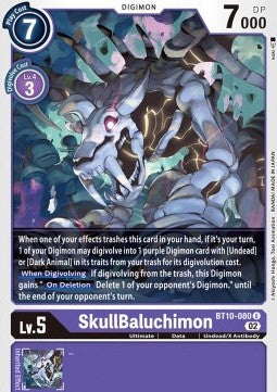 SkullBaluchimon (BT10-080) - Xros Encounter (Uncommon) [BT-10-080]