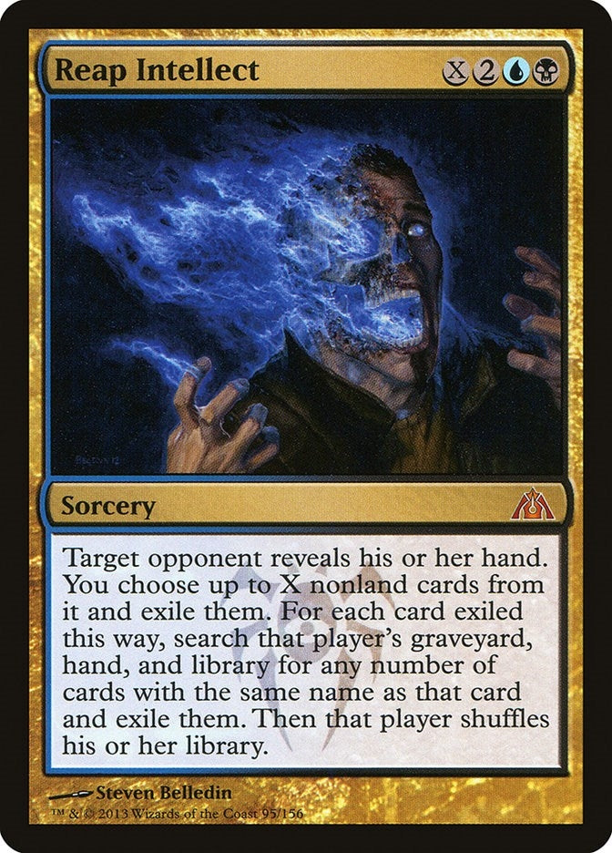 Image for Reap Intellect (Dragon's Maze) (95) - Magic: The Gathering