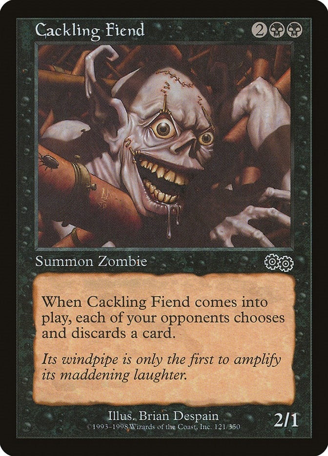 Image for Cackling Fiend (Urza's Saga) (121) - Magic: The Gathering