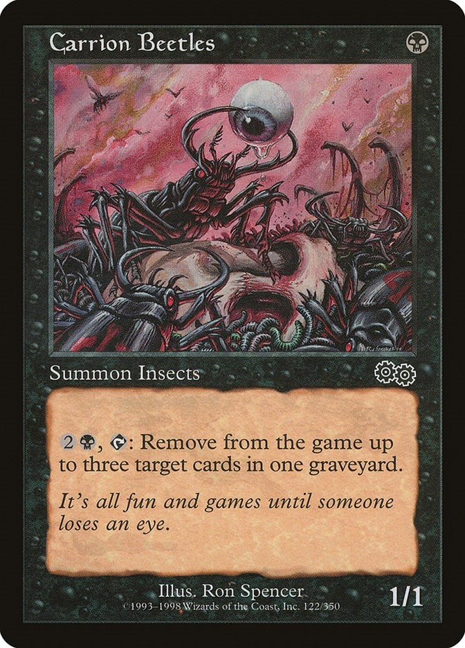 Image for Carrion Beetles (Urza's Saga) (122) - Magic: The Gathering