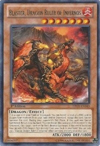 Image for Blaster, Dragon Ruler of Infernos (Lord of the Tachyon Galaxy) (LTGY-EN040) - YuGiOh