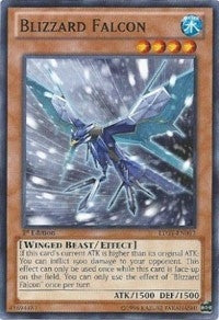 Image for Blizzard Falcon (Lord of the Tachyon Galaxy) (LTGY-EN012) - YuGiOh