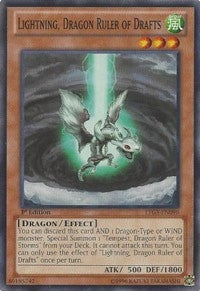 Image for Lightning, Dragon Ruler of Drafts (Lord of the Tachyon Galaxy) (LTGY-EN098) - YuGiOh