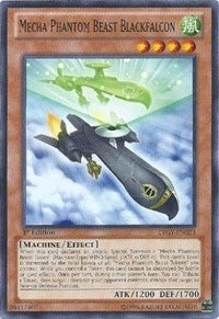 Image for Mecha Phantom Beast Blackfalcon (Lord of the Tachyon Galaxy) (LTGY-EN023) - YuGiOh