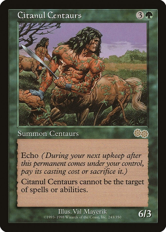 Image for Citanul Centaurs (Urza's Saga) (243) - Magic: The Gathering