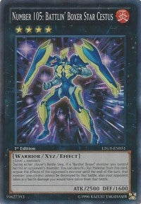 Image for Number 105: Battlin' Boxer Star Cestus (Lord of the Tachyon Galaxy) (LTGY-EN051) - YuGiOh