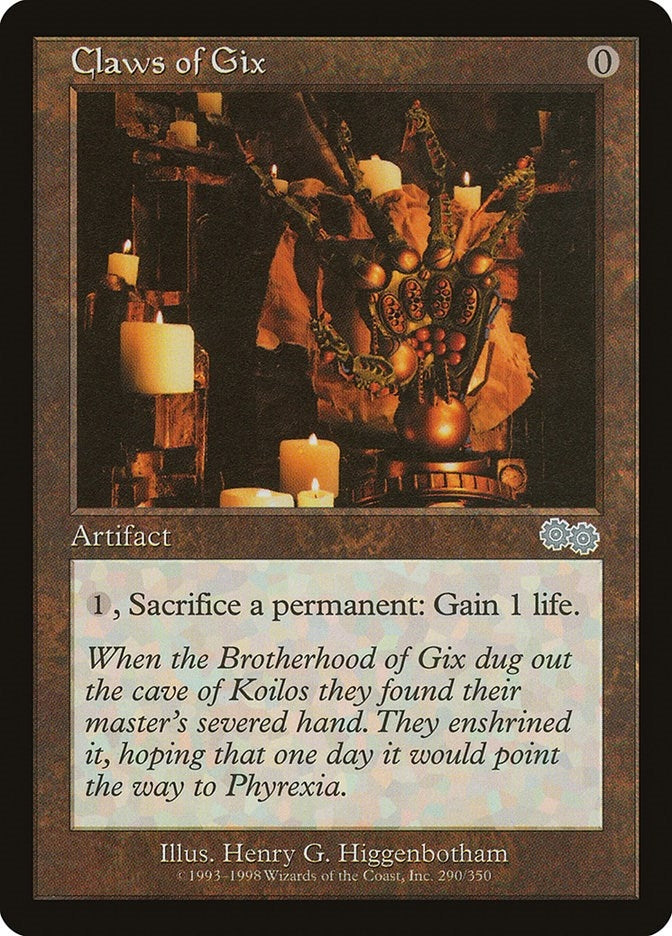 Image for Claws of Gix (Urza's Saga) (290) - Magic: The Gathering