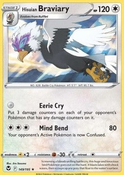 Hisuian Braviary - Silver Tempest (Rare) [SIT-149]