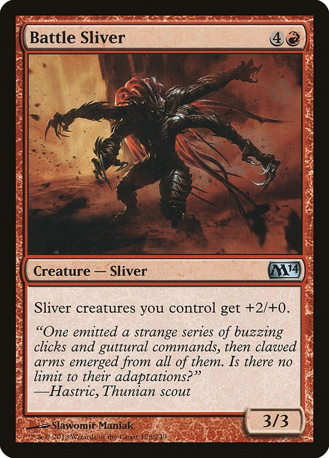 Image for Battle Sliver (Magic 2014 (M14)) (128) - Magic: The Gathering