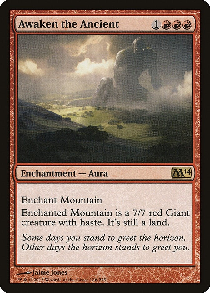 Image for Awaken the Ancient (Magic 2014 (M14)) (126) - Magic: The Gathering