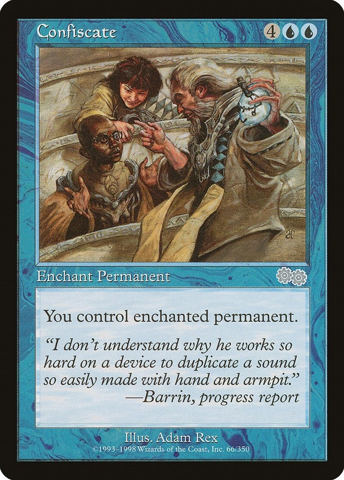 Image for Confiscate (Urza's Saga) (66) - Magic: The Gathering