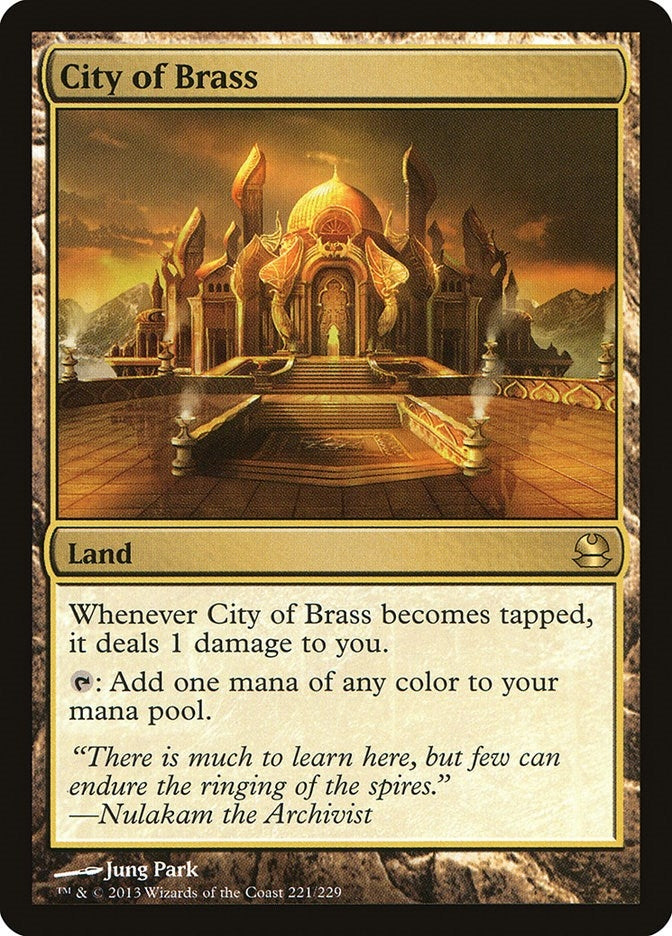 Image for City of Brass (Modern Masters) (221) - Magic: The Gathering