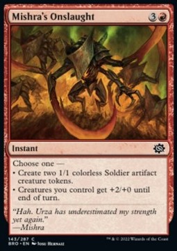 Mishra's Onslaught - The Brothers' War (Common) [BRO-143]