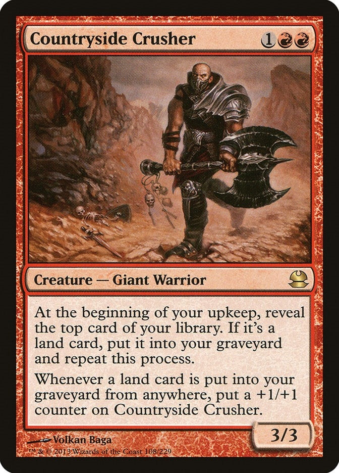 Image for Countryside Crusher (Modern Masters) (108) - Magic: The Gathering