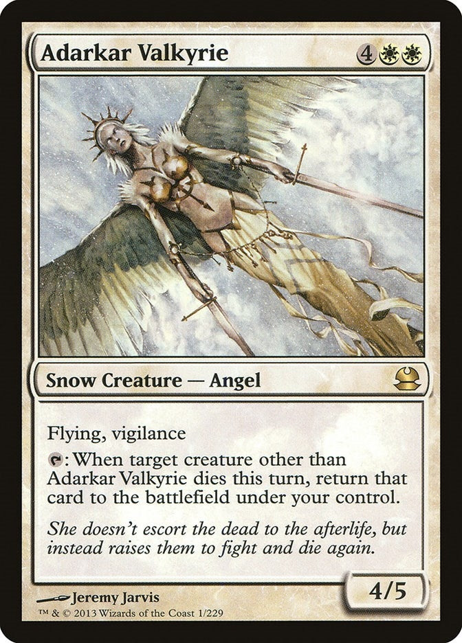 Image for Adarkar Valkyrie (Modern Masters) (1) - Magic: The Gathering