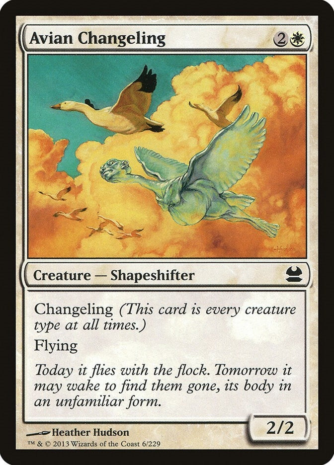 Image for Avian Changeling (Modern Masters) (6) - Magic: The Gathering