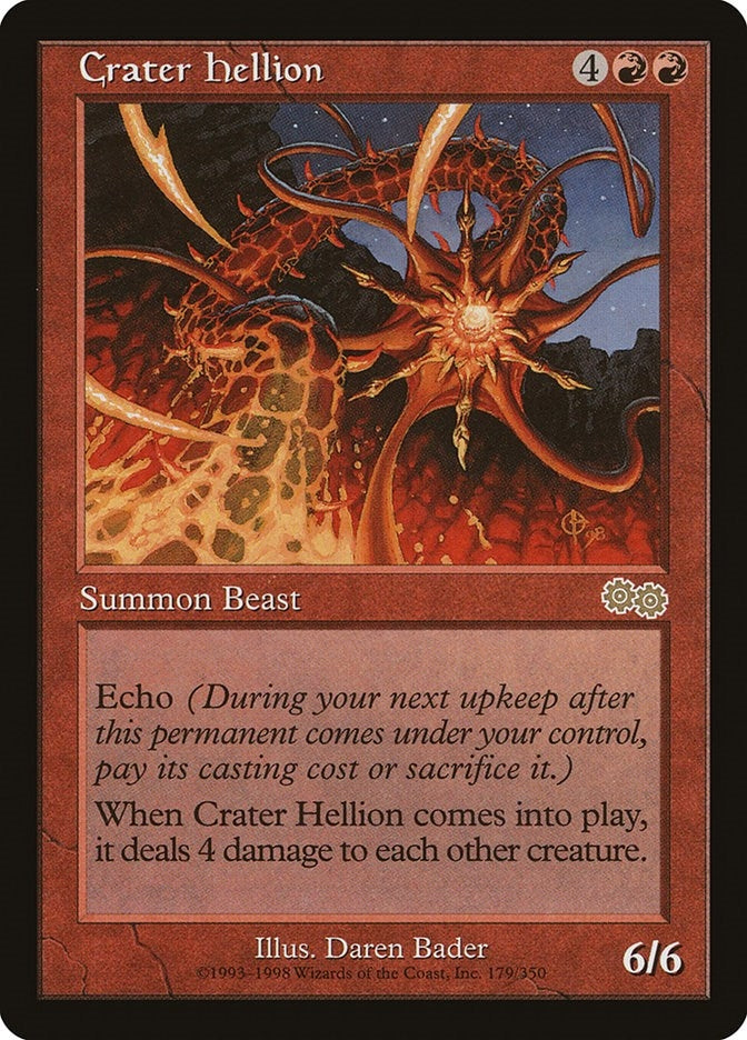 Image for Crater Hellion (Urza's Saga) (179) - Magic: The Gathering