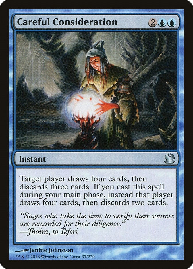 Image for Careful Consideration (Modern Masters) (37) - Magic: The Gathering