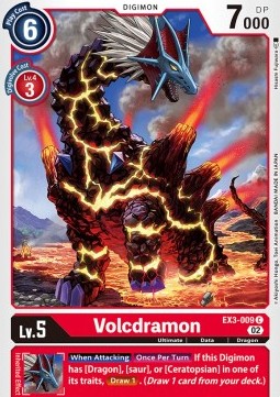 Volcdramon (EX3-009) - Draconic Roar (Common) [EX-03-009]
