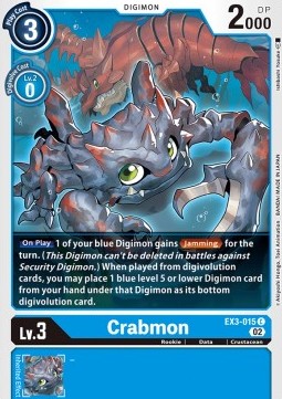 Crabmon (EX3-015) - Draconic Roar (Common) [EX-03-015]