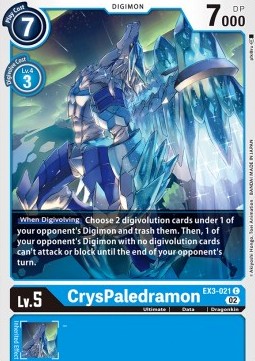CrysPaledramon (EX3-021) - Draconic Roar (Common) [EX-03-021]