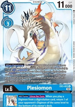 Plesiomon (EX3-023) - Draconic Roar (Uncommon) [EX-03-023]