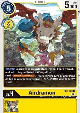 Airdramon (EX3-029) - Draconic Roar (Common) [EX-03-029]