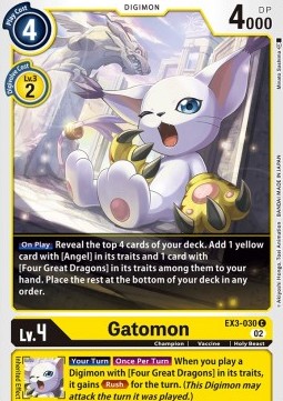 Gatomon (EX3-030) - Draconic Roar (Common) [EX-03-030]