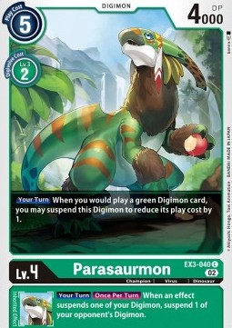 Parasaurmon (EX3-040) - Draconic Roar (Common) [EX-03-040]