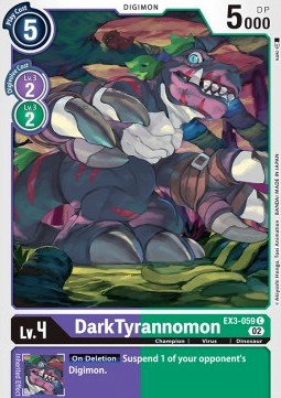 DarkTyrannomon (EX3-059) - Draconic Roar (Common) [EX-03-059]