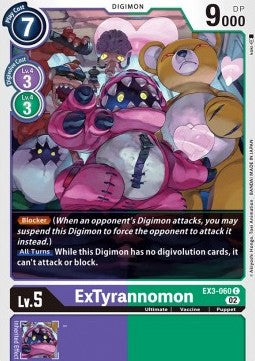 ExTyrannomon (EX3-060) - Draconic Roar (Common) [EX-03-060]