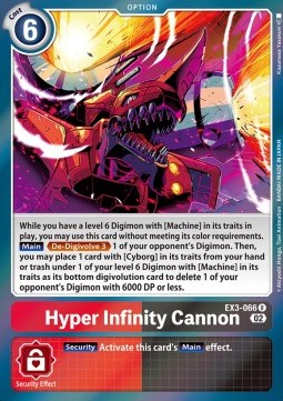 Hyper Infinity Cannon (EX3-066) - Draconic Roar (Rare) [EX-03-066]