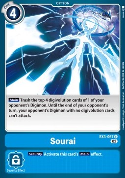 Sourai (EX3-067) - Draconic Roar (Uncommon) [EX-03-067]