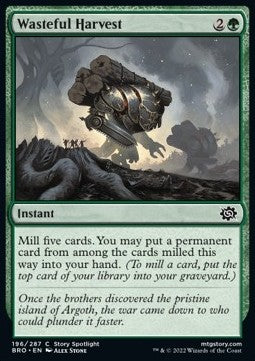 Wasteful Harvest - The Brothers' War (Common) [BRO-196]