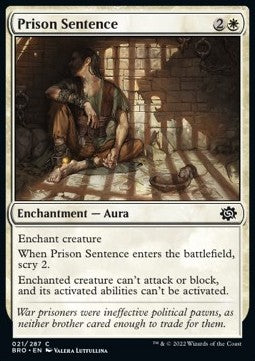 Prison Sentence - The Brothers' War (Common) [BRO-21]