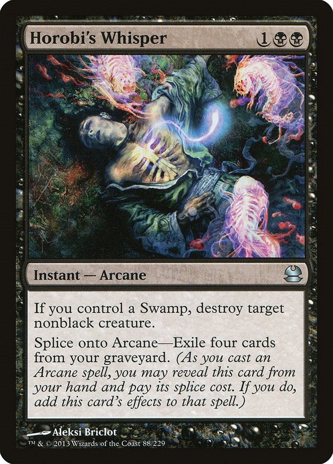Image for Horobi's Whisper (Modern Masters) (88) - Magic: The Gathering