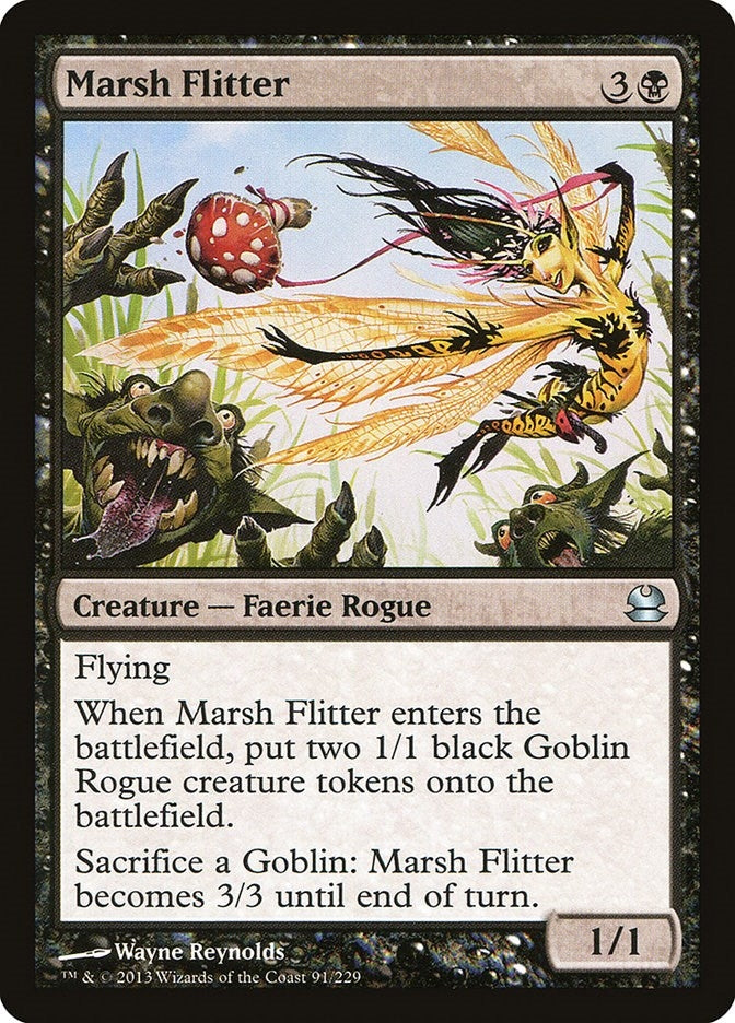 Image for Marsh Flitter (Modern Masters) (91) - Magic: The Gathering