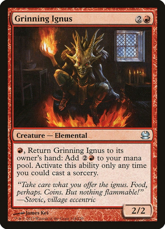 Image for Grinning Ignus (Modern Masters) (118) - Magic: The Gathering