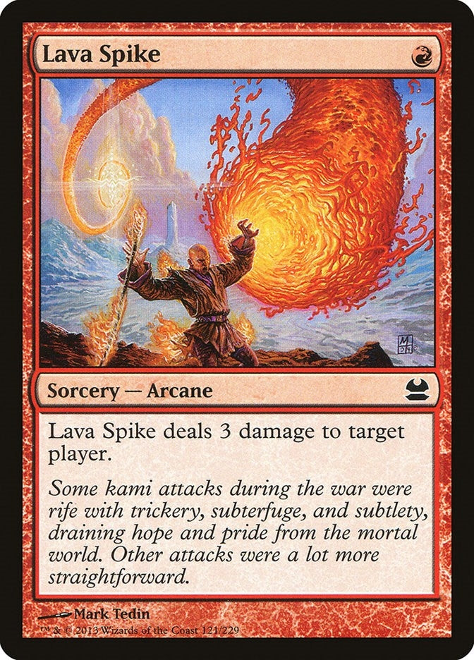 Image for Lava Spike (Modern Masters) (121) - Magic: The Gathering