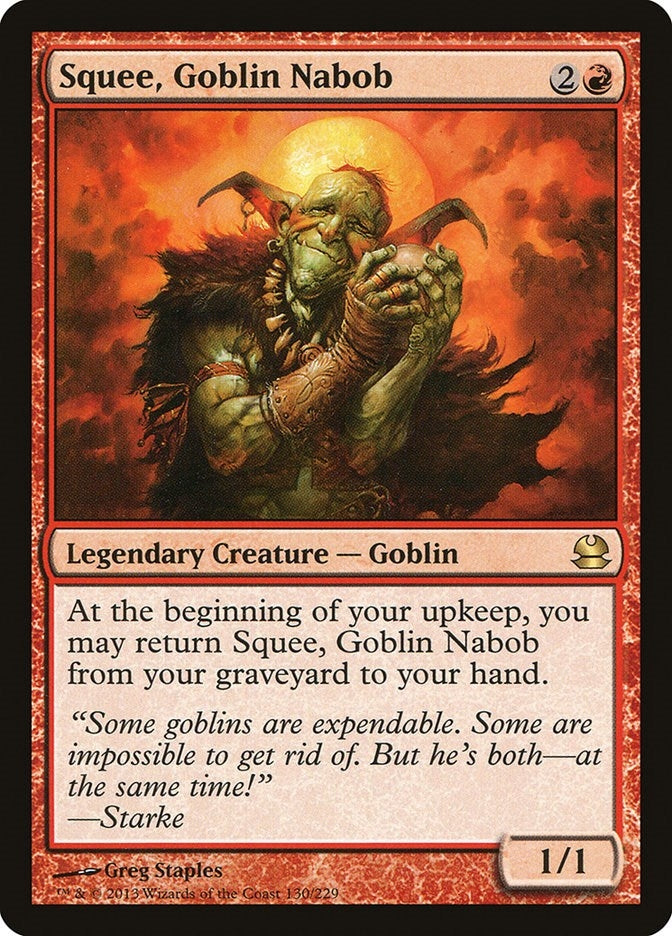 Image for Squee, Goblin Nabob (Modern Masters) (130) - Magic: The Gathering
