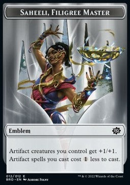 Saheeli, FIligree Master Emblem - The Brothers' War: Extras (Token) [XBRO-T12]