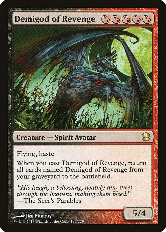 Image for Demigod of Revenge (Modern Masters) (187) - Magic: The Gathering