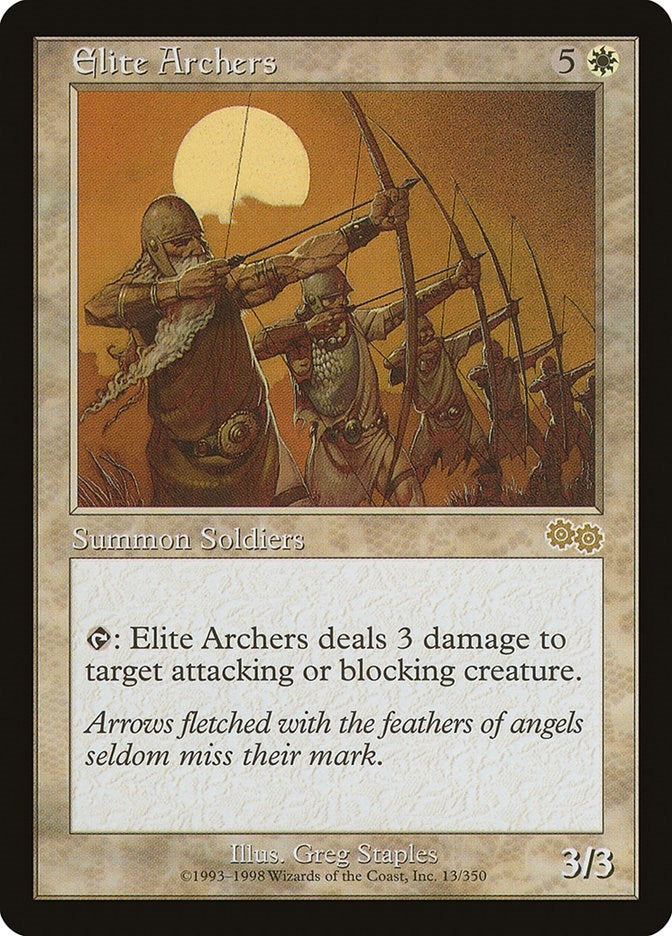 Image for Elite Archers (Urza's Saga) (13) - Magic: The Gathering