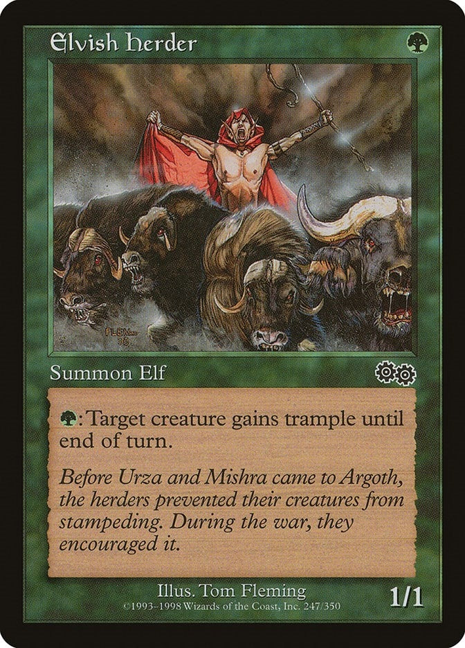 Image for Elvish Herder (Urza's Saga) (247) - Magic: The Gathering