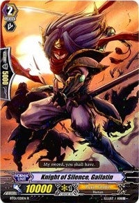 Image for Knight of Silence, Gallatin (BT01: Descent of the King of Knights) (BT01/021EN) - Cardfight Vanguard