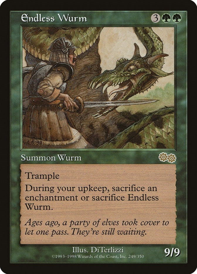 Image for Endless Wurm (Urza's Saga) (249) - Magic: The Gathering
