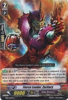 Image for Fierce Leader, Zachary (EB03 - Cavalry of Black Steel) (EB03/019EN) - Cardfight Vanguard