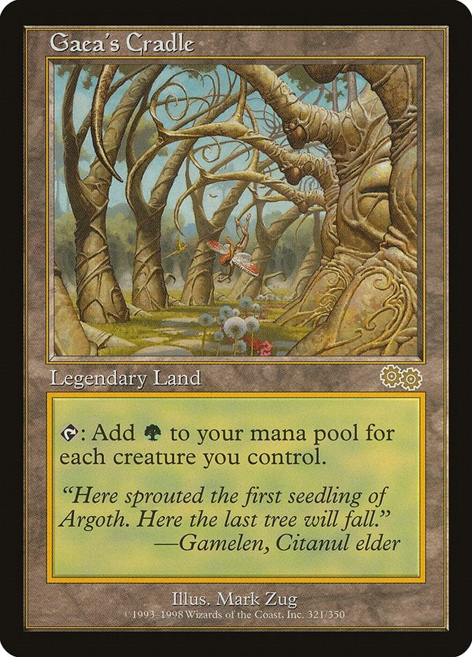 Image for Gaea's Cradle (Urza's Saga) (321) - Magic: The Gathering
