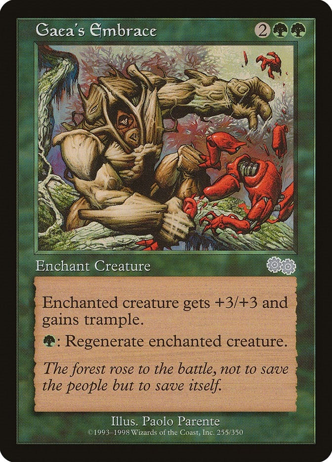 Image for Gaea's Embrace (Urza's Saga) (255) - Magic: The Gathering